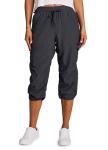 RBX Active Women's Charcoal Lightweight Capri Joggers