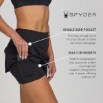 Women's Athletic Vegan Skorts with Pockets