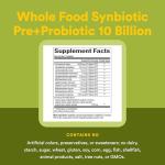 Organic Gut Health Pre+Probiotic - 60 Capsules