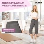 Vegan Women's Capri Pants 2-Pack - Black & Charcoal