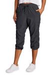 RBX Active Women's Charcoal Lightweight Capri Joggers