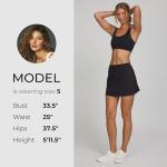 Women's Athletic Vegan Skorts with Pockets