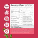 Vegan Fertility Supplements for Women - 90 Count