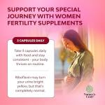 Vegan Fertility Supplements for Women - 90 Count