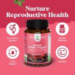Vegan Fertility Supplements for Women - 90 Count