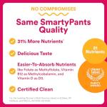 SmartyPants Vegan Women's Multivitamin Gummies, 90 Count