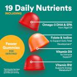 SmartyPants Vegan Prenatal Multivitamin Gummies, 120 Count