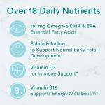 Vegan Prenatal Multivitamin Gummies with Omega 3