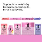 Prenatal Vitamins with Folic Acid and DHA, 30 Ct