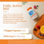 Vegan B12 1500 mcg for Memory and Mood