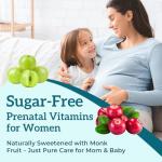 Sugar-Free Prenatal Gummies with Folate & DHA