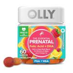 OLLY Prenatal Multivitamin Gummies, Citrus Berry Flavor