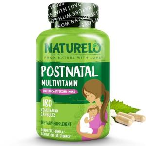 NATURELO Vegan Postnatal Multivitamin for Nursing Moms