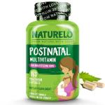 NATURELO Vegan Postnatal Multivitamin for Nursing Moms