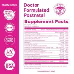 Pink Stork Vegan Postnatal Vitamins for Moms
