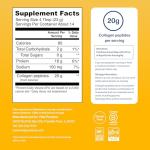 Vegan Collagen Peptides Powder - Vanilla Flavor