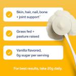 Vegan Collagen Peptides Powder - Vanilla Flavor