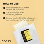 COSRX Snail Mucin Sheet Masks for Dry Skin
