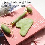 BAIMEI Jade Roller & Gua Sha Set - Green