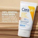 CeraVe Tinted Mineral Sunscreen SPF 30, 1.7 oz