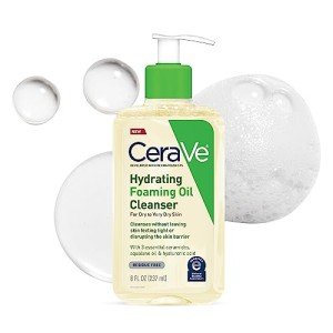 CeraVe Hydrating Foaming Oil Cleanser – Vegan Formula