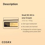 COSRX Snail Mucin 92% Moisturizer for Glowy Skin
