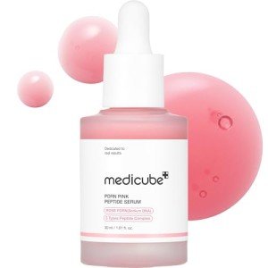 Vegan Pink Peptide Serum for Radiant Skin