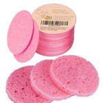 50 Compressed Vegan Facial Sponges for Cleansing
