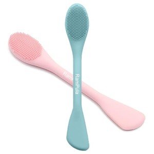 Dual-Function Silicone Facial Cleansing and Mask Brush