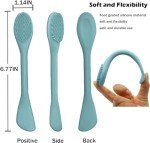Dual-Function Silicone Facial Cleansing and Mask Brush