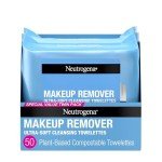 Vegan Makeup Remover Wipes, 50 Towelettes Total
