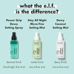 e.l.f. Power Grip Dewy Setting Spray - Vegan Mist