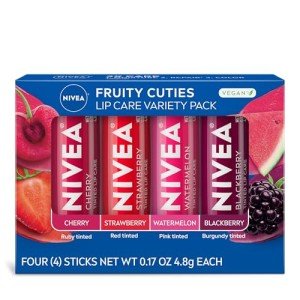 Vegan Fruity Tinted Lip Balm Variety Pack