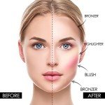 FOCALLURE 3-in-1 Vegan Blush & Highlighter Palette