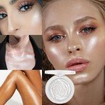 Vegan Pearl White Silver Face Highlighter Palette
