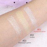 Vegan Pearl White Silver Face Highlighter Palette