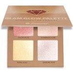 Vegan Highlighter Palette with Mirror - 4 Shades