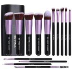 14-Piece Vegan Purple Makeup Brush Set