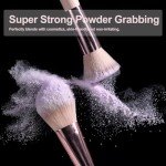 14 Pcs Vegan Makeup Brush Set with LED Mirror