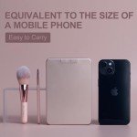 14 Pcs Vegan Makeup Brush Set with LED Mirror