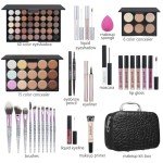 Vegan Full Makeup Set with 40 Colors and Tools