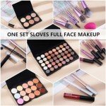 Vegan Full Makeup Set with 40 Colors and Tools