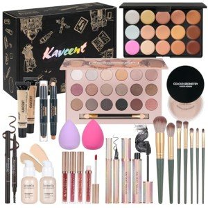 Vegan Makeup Set: Eyeshadow, Foundation & Lipgloss