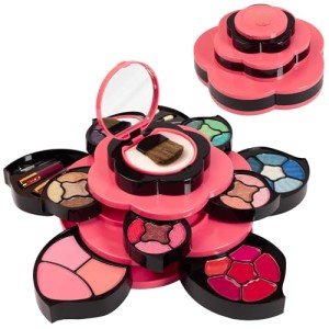 Flower Makeup Kit for Teens - 3-Tier Palette
