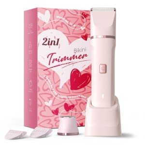 Painless Bikini Trimmer for Smooth Skin - Pink