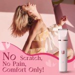 Painless Bikini Trimmer for Smooth Skin - Pink