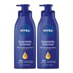 NIVEA Enriched Body Lotion for Dry Skin, 2-Pack