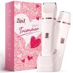 Painless Bikini Trimmer for Smooth Skin - Pink