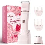 Painless Bikini Trimmer for Smooth Skin - Pink