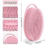 3 Pack Vegan Silicone Body Scrubber Set